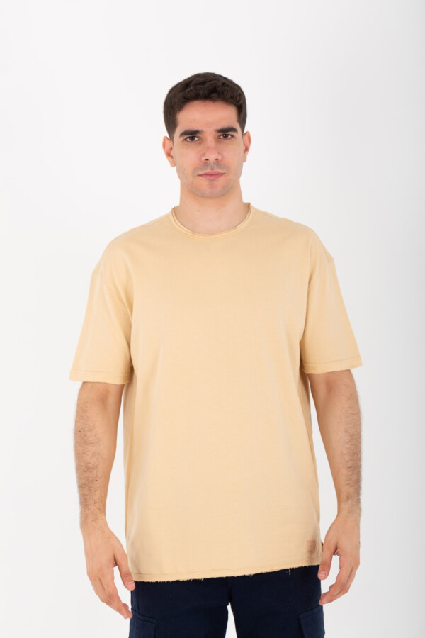 Mens Oversize Basic Plain T-shirt With Short Sleeves And A Round Neck