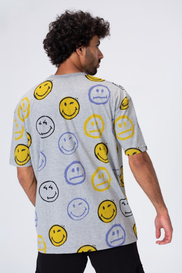 Mens Regular Fit Half Sleeves T-shirt With Wink Print