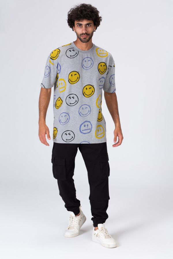 Mens Regular Fit Half Sleeves T-shirt With Wink Print