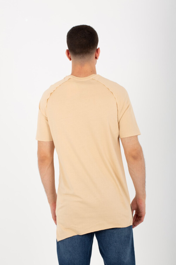 Mes Half Sleeve Round T-shirt With A Unique Modern Cut
