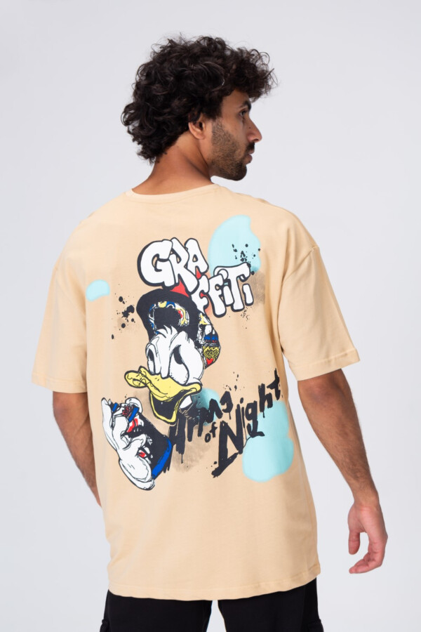 Mens Comfortable Fit Printed Half Sleeve T-shirt