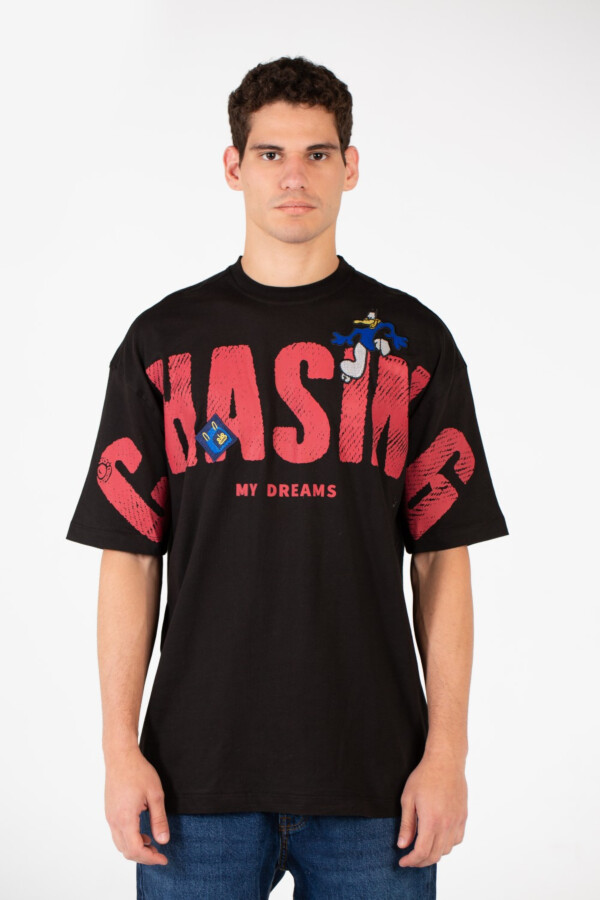 Men's Oversized Front Print T-shirt