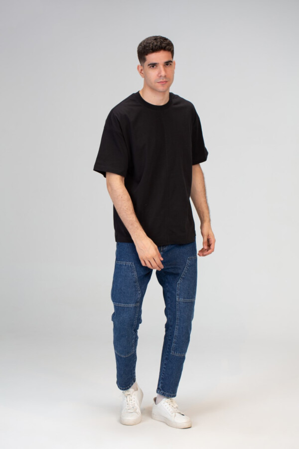 Mens Oversize Short sleeves T-shirt With Round Neck And Milton material