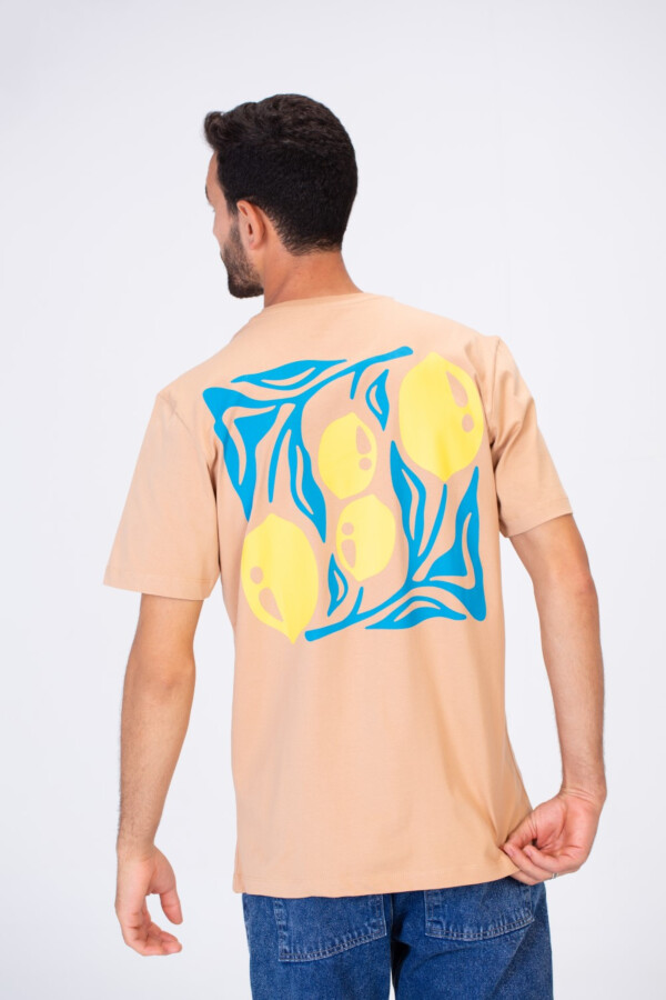 Men's Slim Fit Round Neck Printed T-shirt