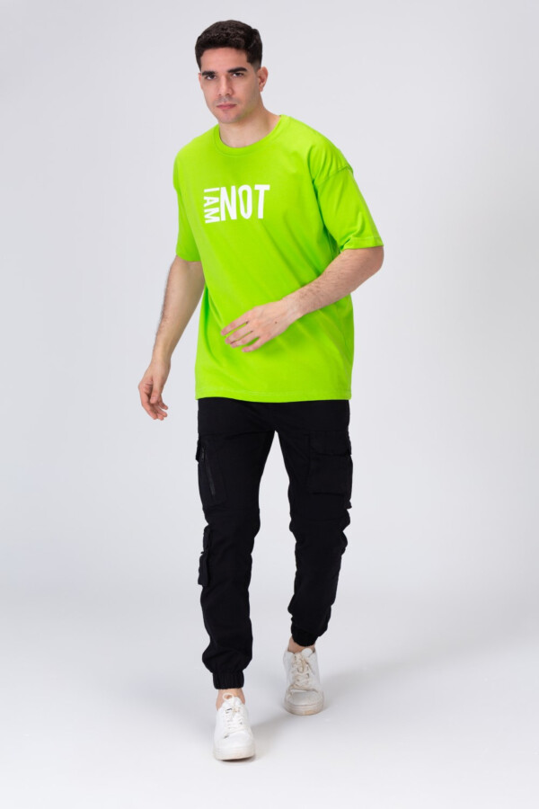 Mens Printed T-shirt With Round Neck