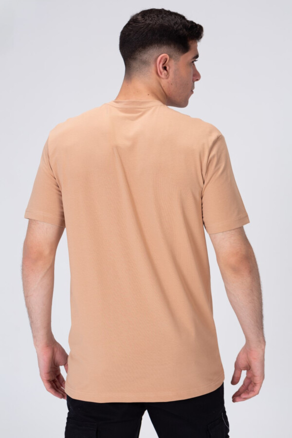 Mens Printed From The Front Half Sleeves T-Shirt