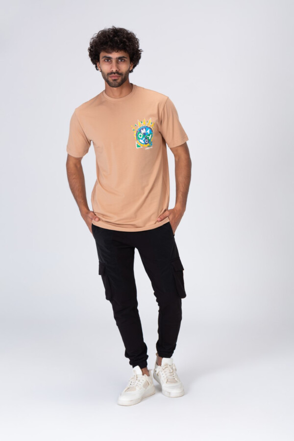 Mens Tomoto Half Sleeves Printed T-shirt