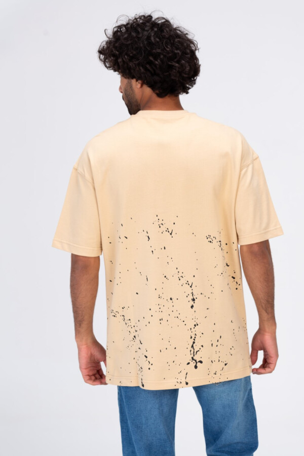 Mens Round Neck Half Sleeve T-shirt With Mafia Print And A Modern Cut