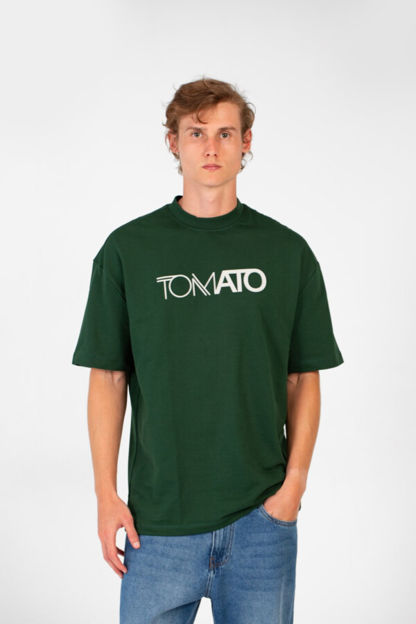 Men's Tomato Summer Milton Oversized Short Sleeve Crew Neck T-Shirt