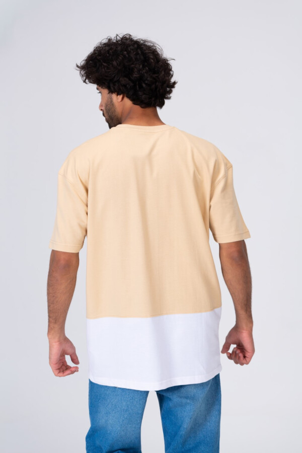 Mens Printed Long T-shirt With Unique Cut