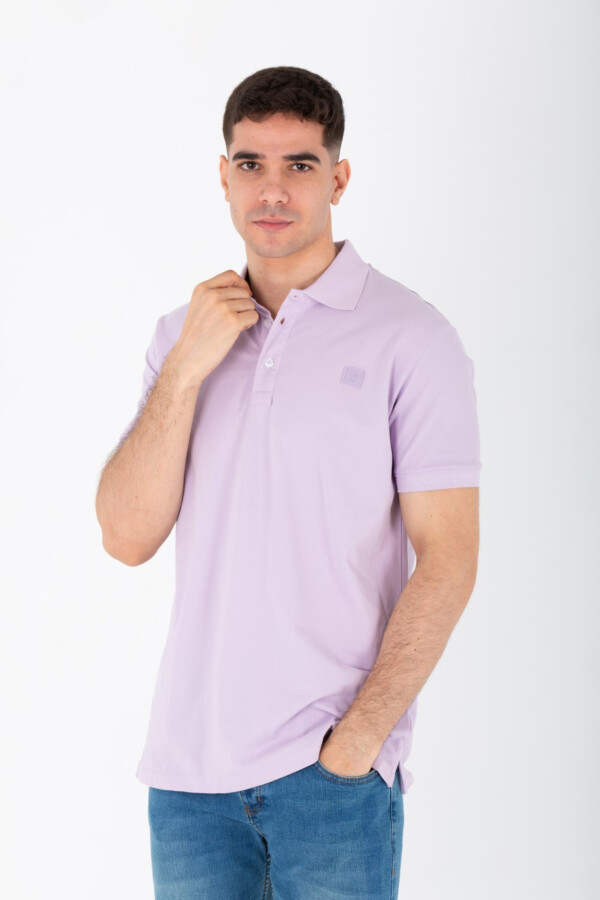 Mens Polo Regular Fit T-Shirt With Collar And Tomato Badge