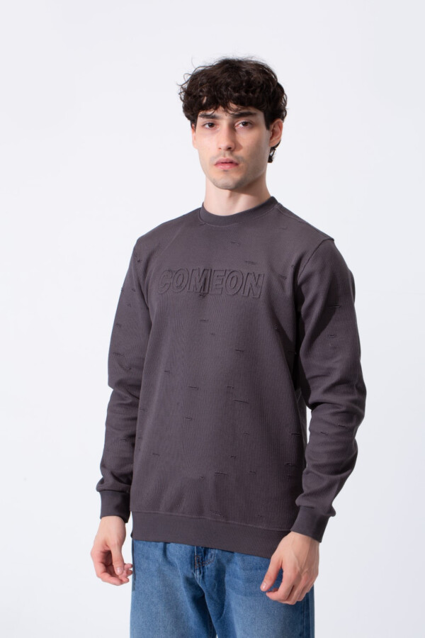 Men's Crew Neck Slim Fit Long Sleeve Sweatshirt