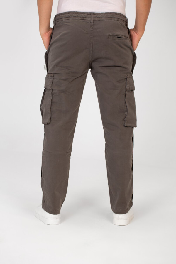 Men's Gabardine Sherwal Pants With Side Pockets And A Waist Drawstring