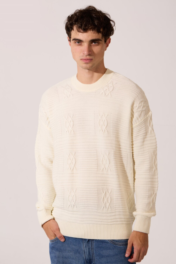 Men's Slim Fit Crew Neck Knitted Sweater Pullover With Long Sleeves