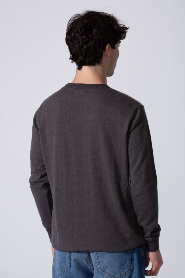 Men's Slim Fit Cotton Long Sleeves Round Neck Pullover In Comfortable Material