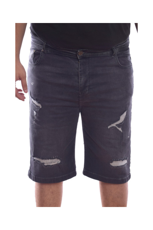 Men's Cutting Slim Fit Sustainable Jeans Big Size Shorts