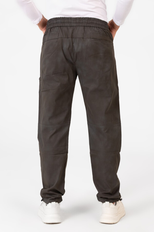 Men's Oversized Sweatpants With Elastic Waistband And Modern Zipper Pockets