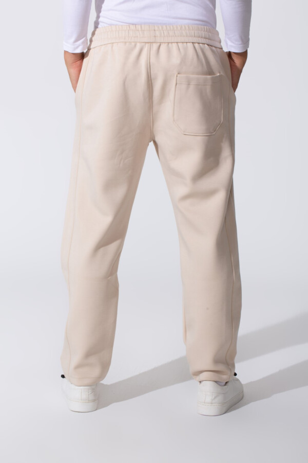 Men's Basic Oversized Sweatpants With Elastic Waistband And Back Pocket