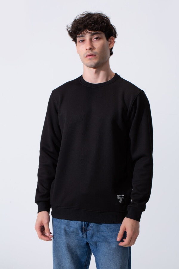 Men's Slim Fit Crew Neck Long Sleeved Sweatshirt