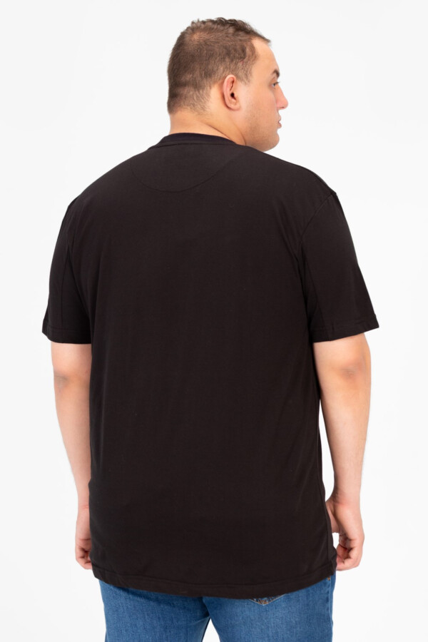 Men's Round Neck Graphic Print Short Sleeve Big Size T-Shirt