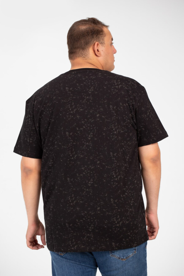 Men's Summer Big Size Dotted Short Sleeve Round Neck T-Shirt