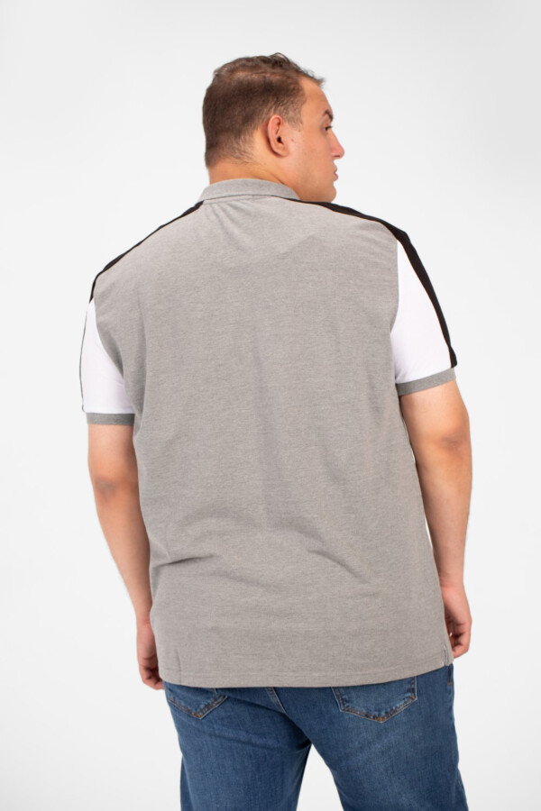 Men's Tomato Big Size Polo Short Sleeves T-Shirt With Modern Print