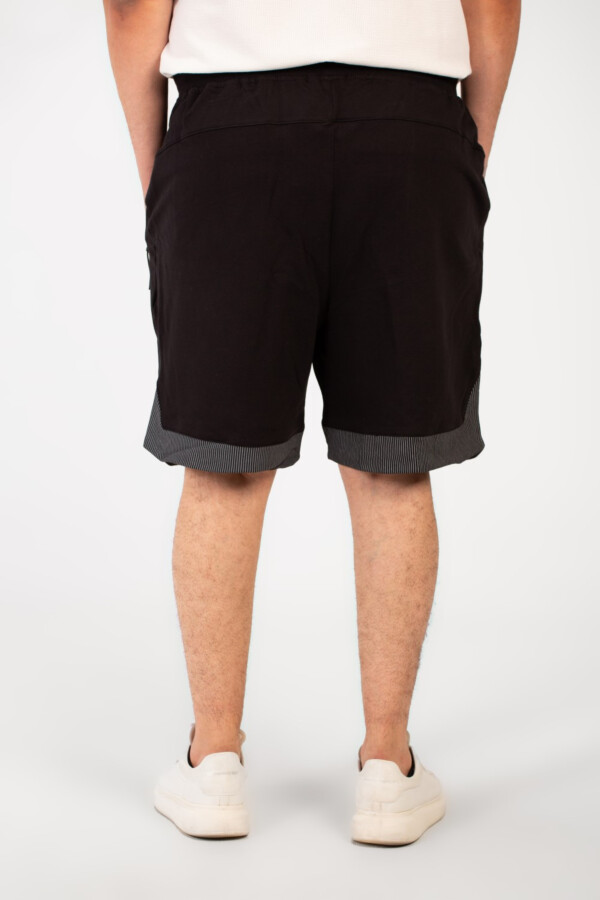 Men's Milton Basic Big Size Short Modern Design With A Side Text Print