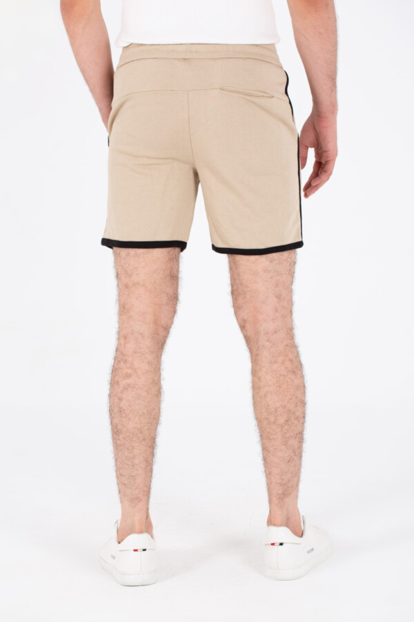 Mens Milton Short With Elastic Waistband And Front And Back Pockets