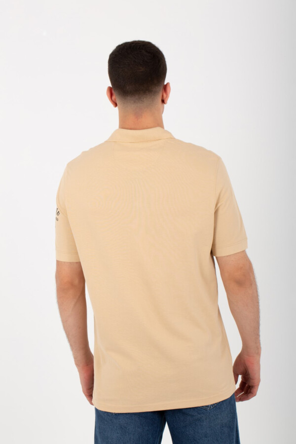 Men's Polo Printed Comfortable T-shirt With Collar And Short Sleeves