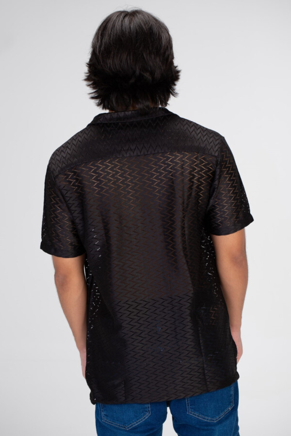 Men's Half Sleeve Slim Fit Shirt With A Unique Cut