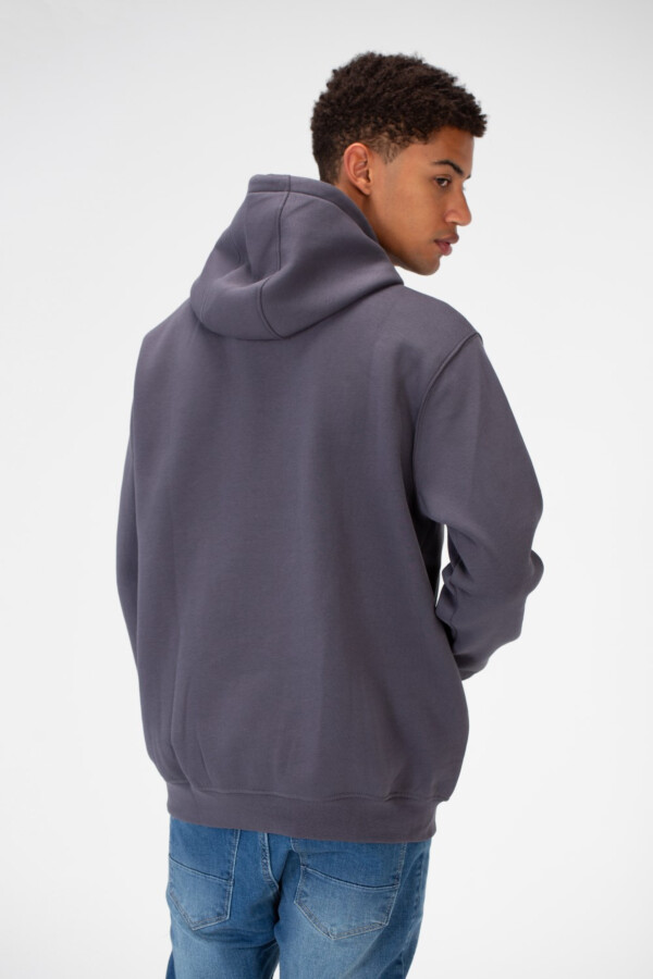 Men's Hoodie Sweatshirt Printed With A Melton Material