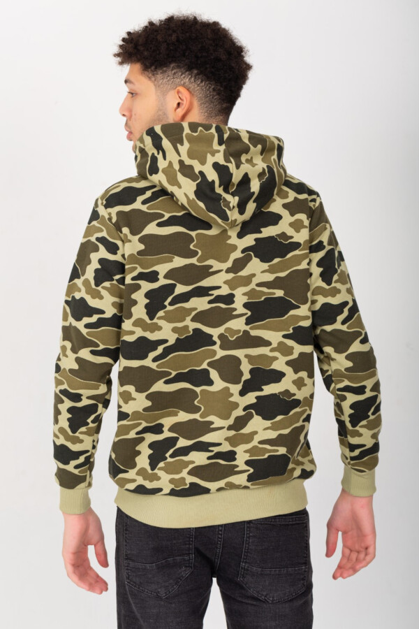 Men's Army Hoodie Padded Hooded Sweatshirt
