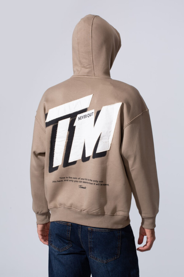 Men's Tomato Oversized Milton Hooded Sweatshirt