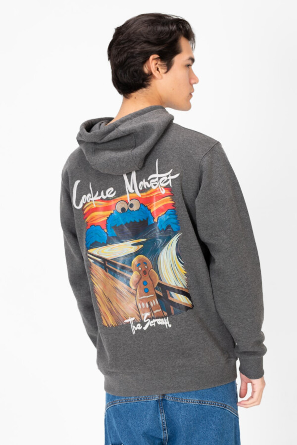 Men's Back Graphic Print Hoodie Sweatshirt