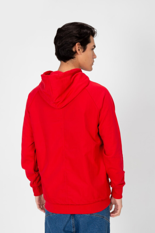 Men's Hooded Sweatshirt With Full Front Zip And Pockets