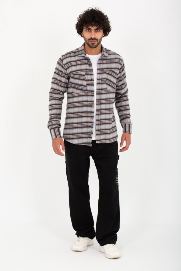 Men's Classic Checked Long Sleeves Regular Fit Made Of Comfort Material Shirt