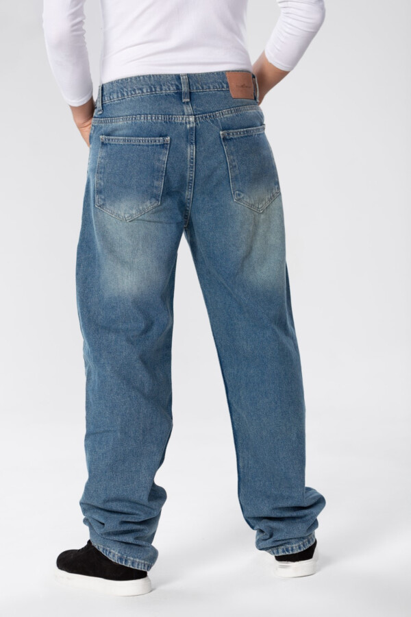 Men's Wide Leg Jeans Pants In Basic Colors