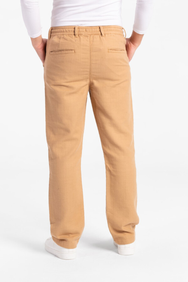 Men's Stylish Drawstring Waist Linen Pants With Pockets
