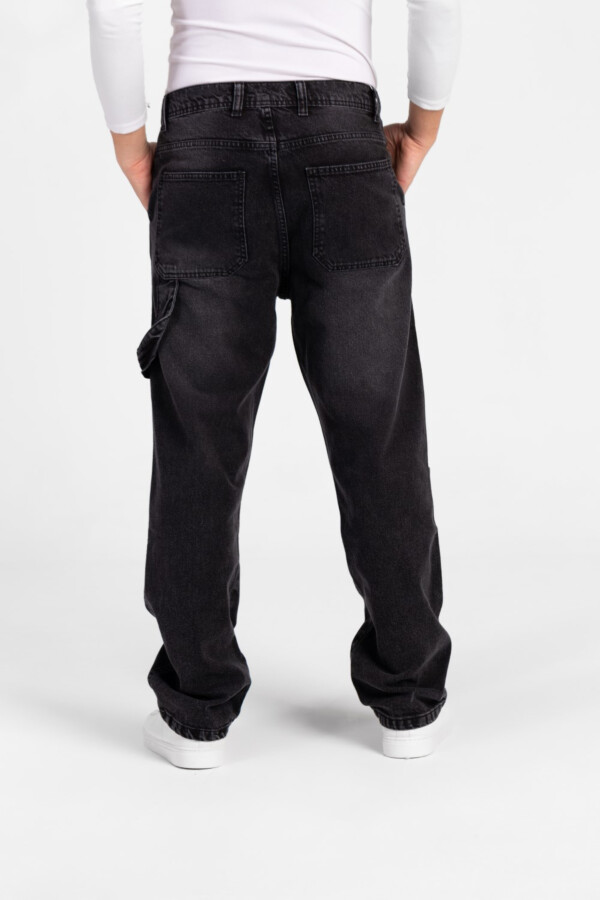 Men's Front And Back Pockets Cargo Jeans Pants In Modern Cut