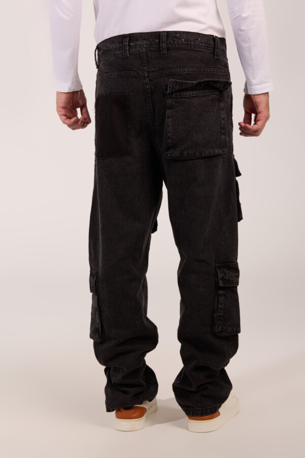 Men's cargo jeans Pants With Pockets And A Modern Design