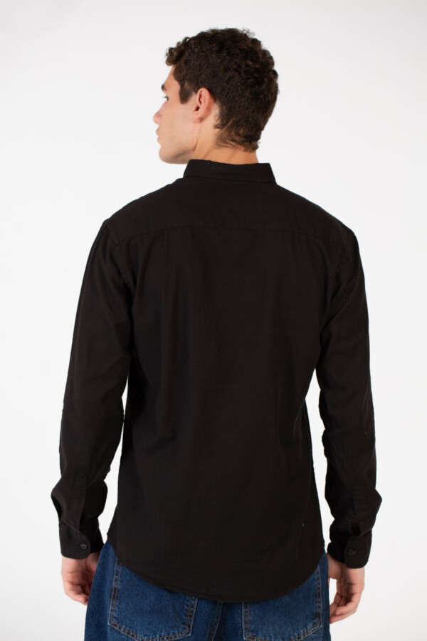 Men's Basic Slim Fit Long Sleeves Linen Shirt