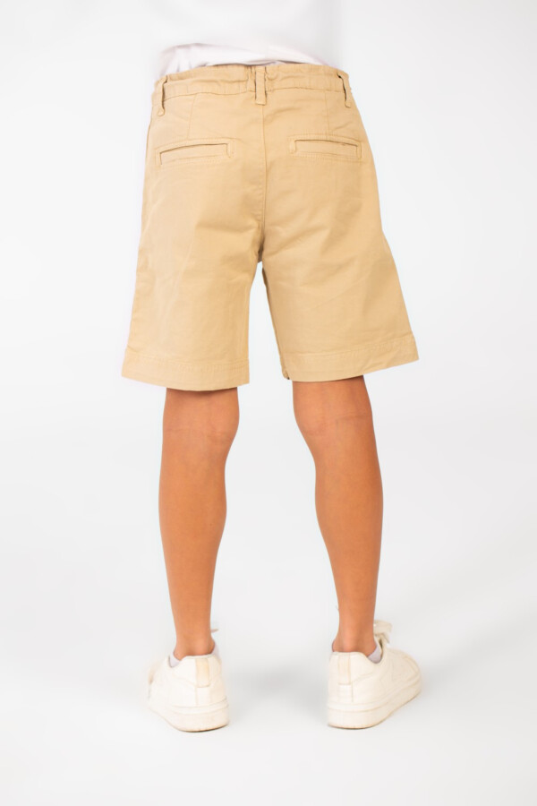 Boy's Basic Gabardine Short Practical For Every Day With Pockets