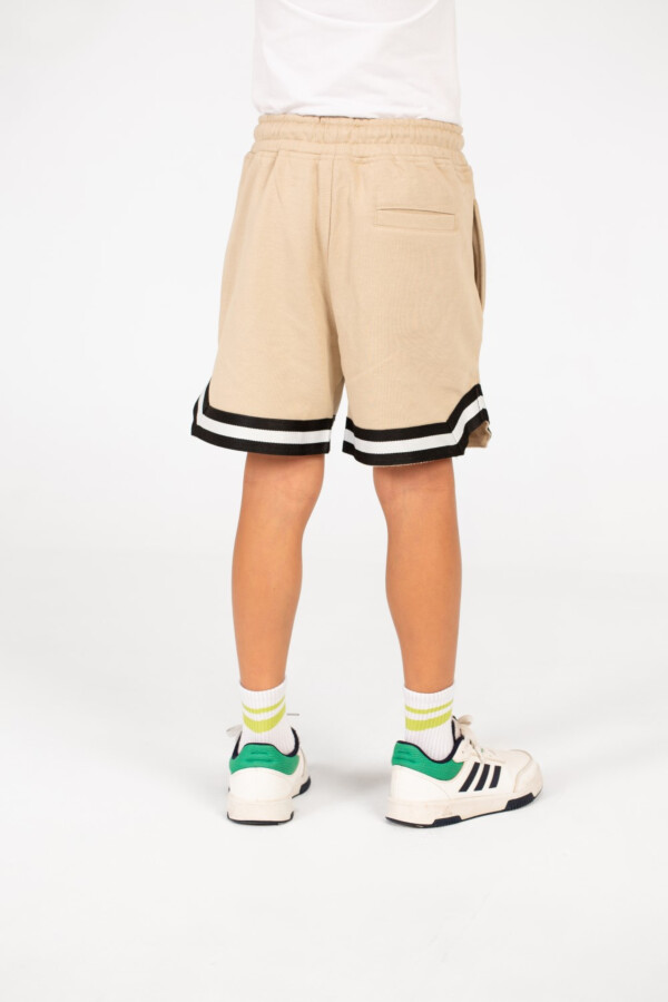 Boy’s Milton Two Stripes Cool Print Short