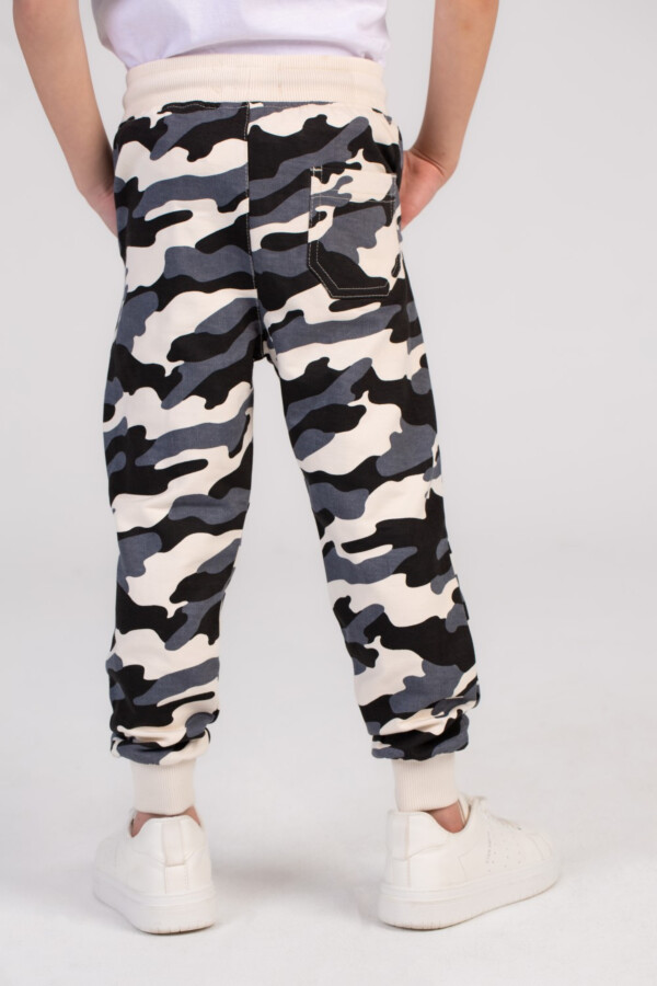 Boy's Slim Fit Army Baggy Sports Soft Melton Camouflage Sweatpants Perfect For Active Kids