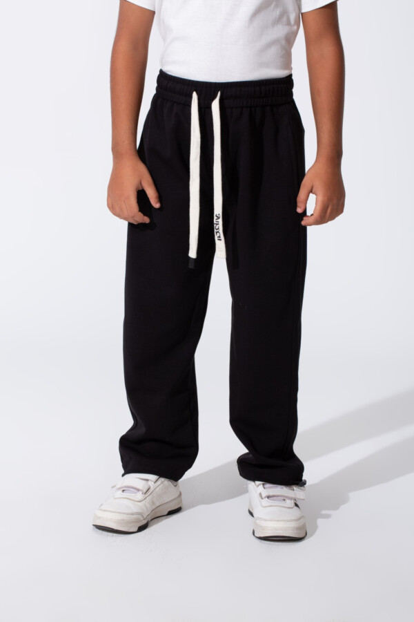 Boy's Oversized Sweatpants With Back Pocket And Drawstring At The Waist