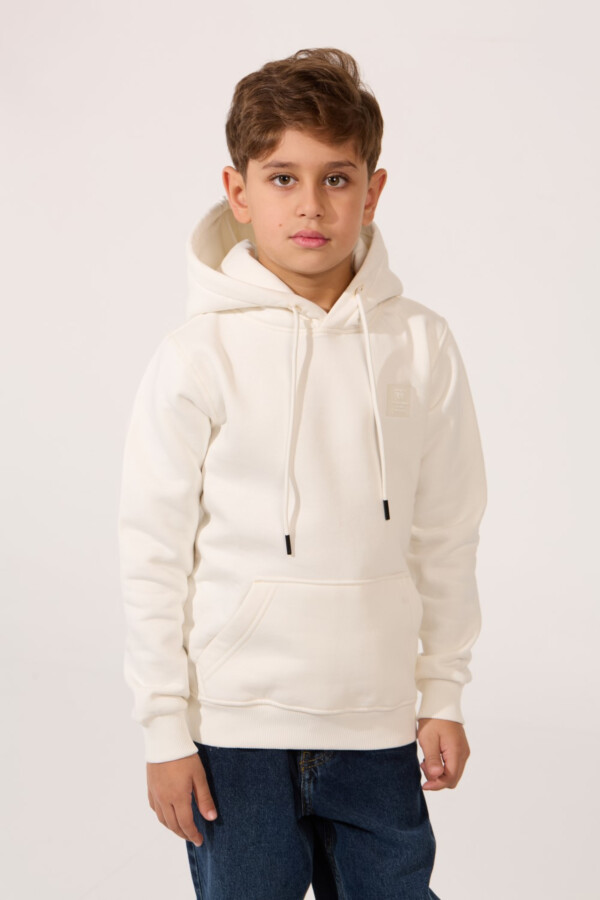 Boy's Tomato Slim Fit Hoodie Sweatshirt With Front Kangaroo Pocket And Long Sleeves