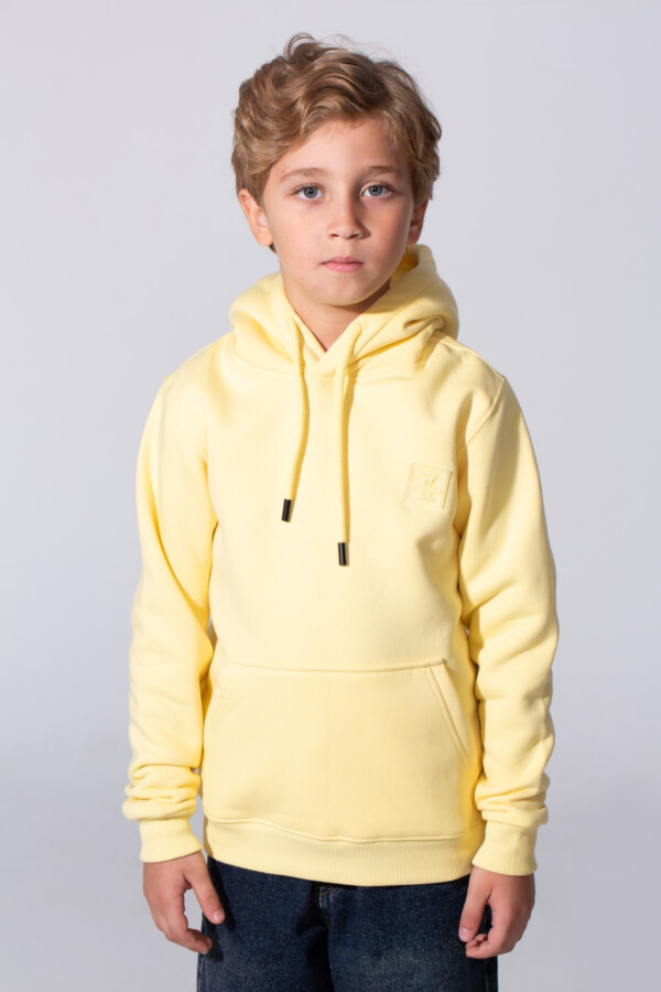 Boy's Tomato Milton Slim Fit Long Sleeve Hood Sweatshirt
