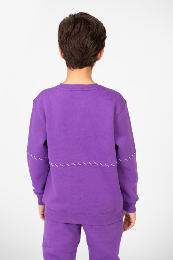 Boy's Melton Printed Training Suit With A Unique Cut