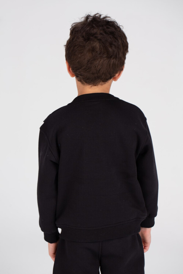 Boy's Padded Made Of Soft Melton Front Pocket Training Suit