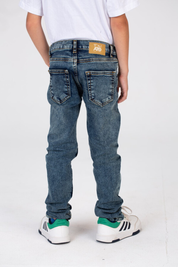 Boys Jeans With Five Pockets And A Tomato Patch On The Back